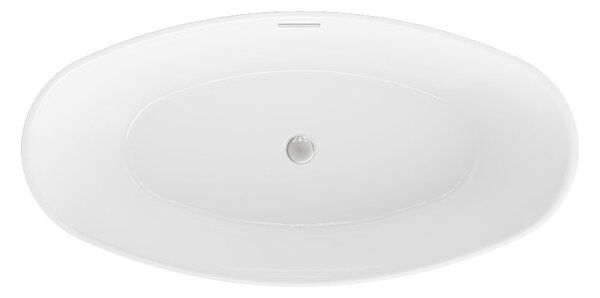 Polimat Akrylátová voľne stojaca vaňa Mango 150x75 POLIMAT-Rozmery: 150x75, POLIMAT-Farba vane: Biela / biela lesk