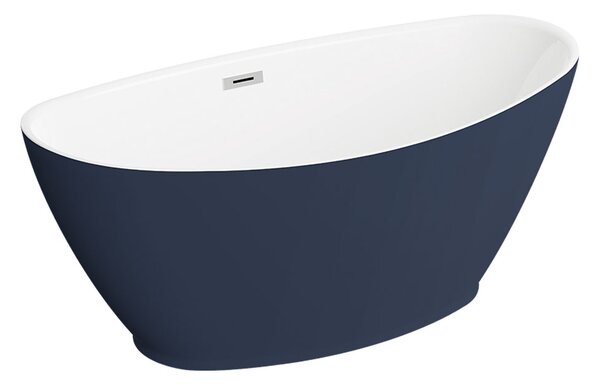 Polimat Akrylátová voľne stojaca vaňa Mango 150x75 POLIMAT-Rozmery: 150x75, POLIMAT-Farba vane: Biela / biela lesk