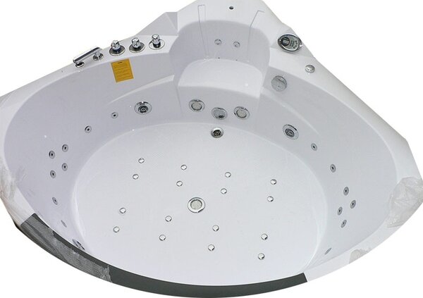 BPS-koupelny Hydromasážna vírivá vaňa Orino 632 152x152 s ohrevom vody