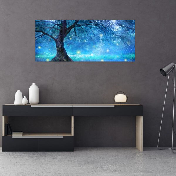Obraz - Mystický les (120x50 cm)
