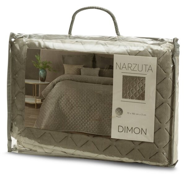 PREHOZ NA POSTEĽ DIMON 200X220 CM TMAVOBÉŽOVÝ