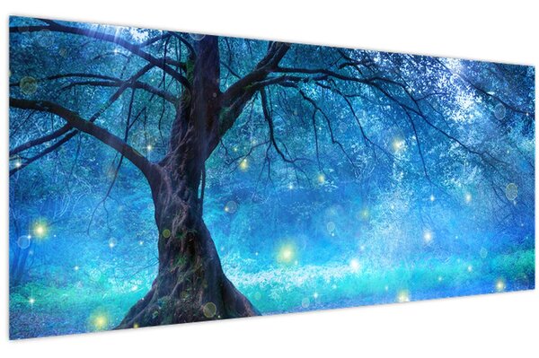 Obraz - Mystický les (120x50 cm)