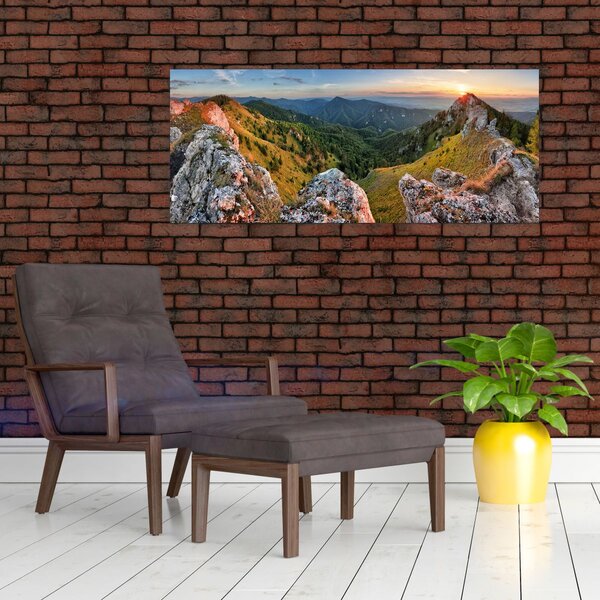 Obraz - Horská krajina (120x50 cm)