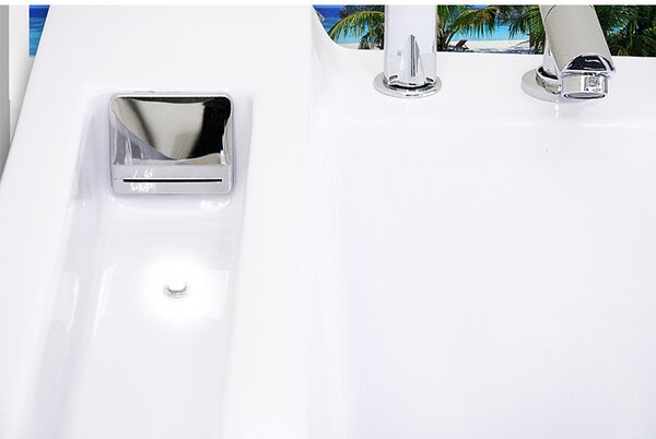 BPS-koupelny Hydromasážna vírivá vaňa Fenix 606BH 180x120 s ohrevom vody, ľavá