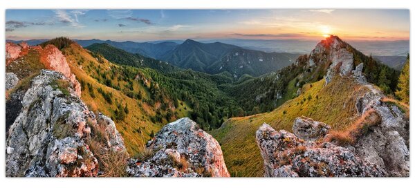 Obraz - Horská krajina (120x50 cm)
