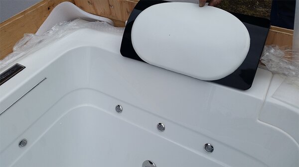 BPS-koupelny Hydromasážna vaňa NEVADA 912 WH 170x90 BIELA s ohrevom vody