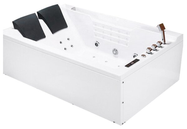 BPS-koupelny Hydromasážna vírivá vaňa Fenix 606BH 180x120 s ohrevom vody, ľavá
