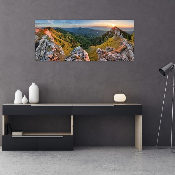 Obraz - Horská krajina (120x50 cm)