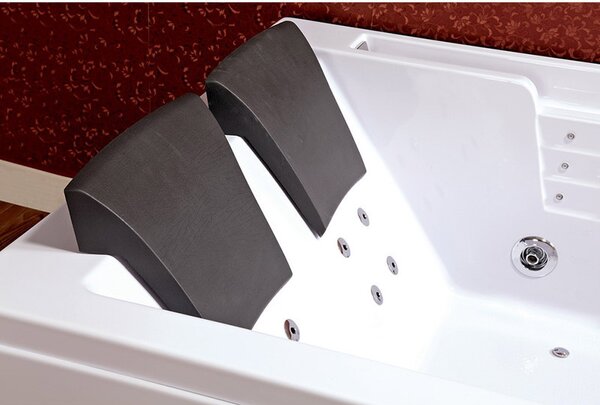 BPS-koupelny Hydromasážna vírivá vaňa Fenix 606BH 180x120 s ohrevom vody, ľavá