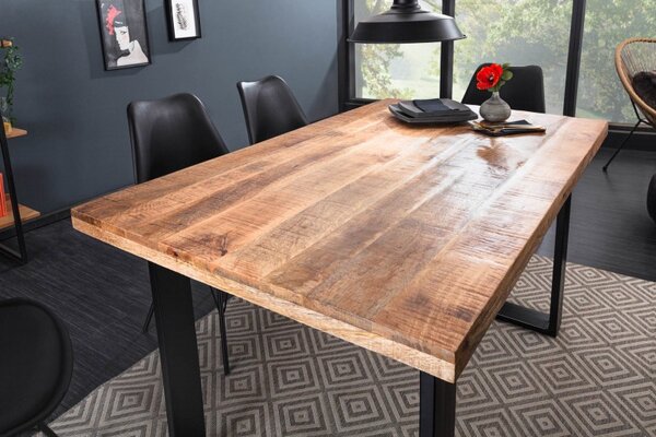 Jedálenský stôl Iron Craft 120cm Mango 45mm