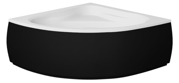 Besco Krycí panel k akrylátovej symetrickej vani Mia Black P 120x120 (130x130, 140x140), čierny BESCO-Rozmery: 120x120, BESCO-Farba: Čierna mat