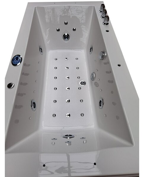 Terra Hydromasážna vírivá vaňa RAMONA 640H 180x90 s ohrevom vody