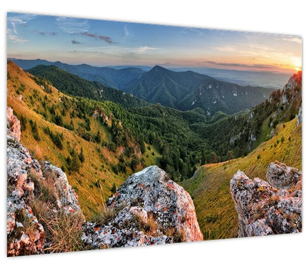 Obraz - Horská krajina (90x60 cm)