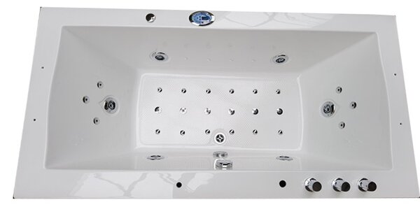 Terra Hydromasážna vírivá vaňa RAMONA 640H 180x90 s ohrevom vody