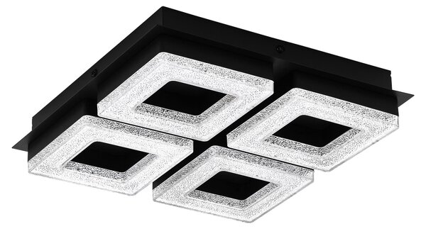 STROPNÉ LED SVIETIDLO, 28/28/6 cm Eglo - Online Only bytové doplnky, Online Only