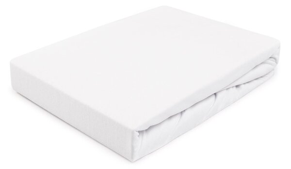 DETSKÉ JERSEY PRESTIERADLO 001 60X120 CM BIELE