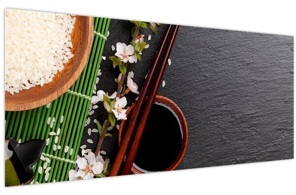 Obraz - Sushi (120x50 cm)