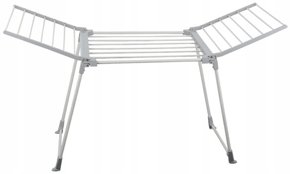 Erga Model 205, stabilný rozkladací sušiak na bielizeň 170x61x97 cm, biela-šedá, ERG-SEP-1251SSM205WHI
