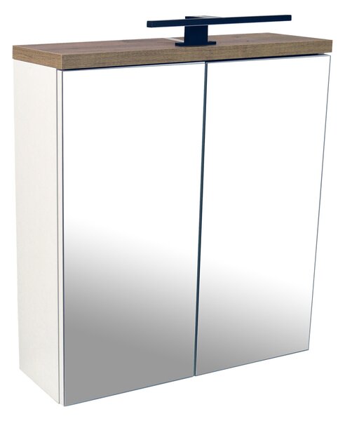 Comodo Zrkadlová skrinka Orion W 60 ZS LED-B s osvetlením Any LED 30 B, čierna