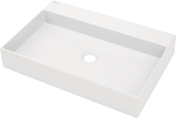 Deante Umývadlo na dosku Correo 60x40 cm - CQR AU6S, granit, alabaster
