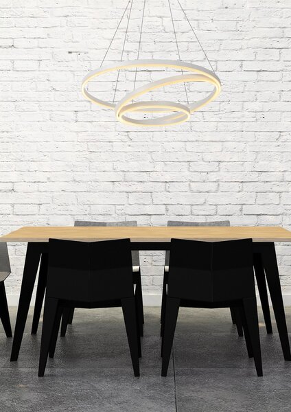 Lucide 46402/99/31 LED závesné stropné svietidlo Triniti 1x125W | 11970lm | 3000K - biela, stmievateľné