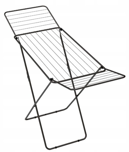 Erga Model 107 Black, sušiak na bielizeň 178,5x54x104,5 cm, čierna, ERG-SEP-10SUSLA107BLA