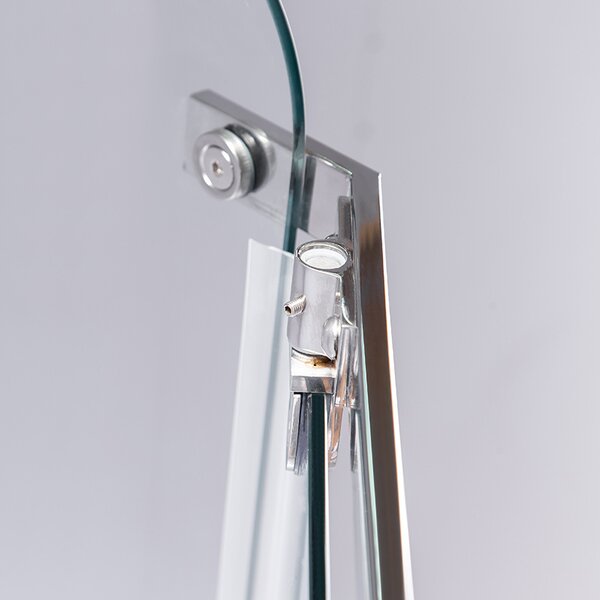BPS-koupelny Päťuholníkový sprchový kút KZ91B 90x90 chróm/transparent + vanička SXL07B WH biela
