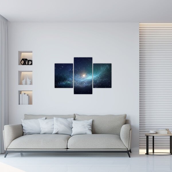 Obraz - Hviezdy a hmlovina (90x60 cm)