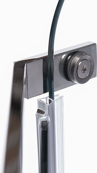 BPS-koupelny Päťuholníkový sprchový kút KZ91B 90x90 chróm/transparent + vanička SXL07B WH biela