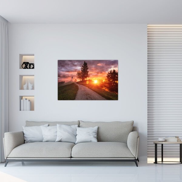 Obraz - Jamnik, Slovinsko (90x60 cm)