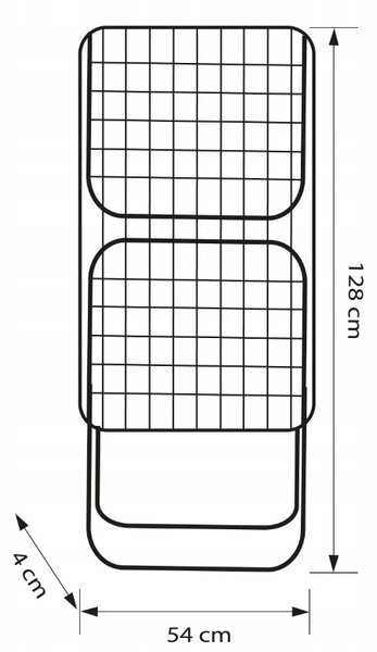 Erga Model 101, sušiak na bielizeň 177x54x91 cm, biela, ERG-SEP-10SUSSTMOD101