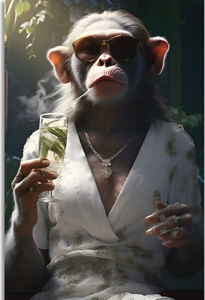 Obraz zvierací gangster opica