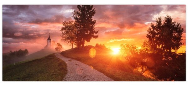 Obraz - Jamnik, Slovinsko (120x50 cm)