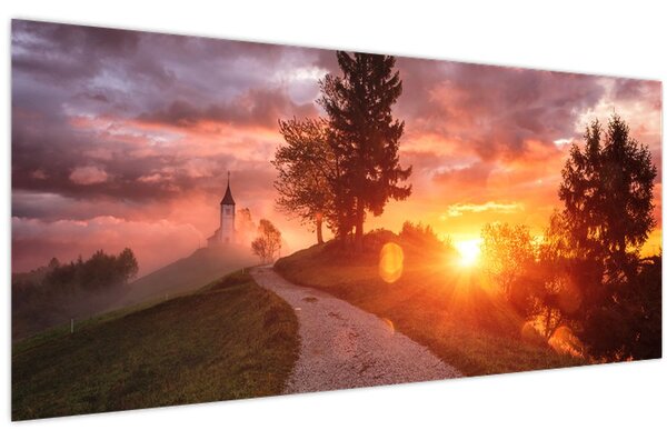 Obraz - Jamnik, Slovinsko (120x50 cm)