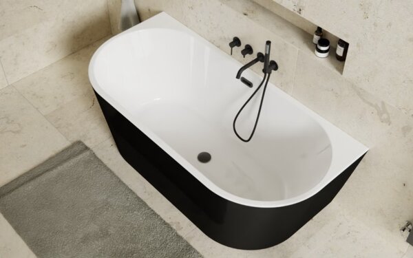Besco Akrylátová voľne stojaca vaňa Vica NEW BW CC/SP 150x80 (160x80, 170x80), s prepadom BESCO-Typ výpuste: Alcaplast Click-Clack so štrbinovým prepadom, chróm, BESCO-Rozmery: 150x80