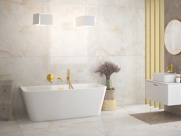 Besco Akrylátová voľne stojaca vaňa Varya 170x80 BESCO-Typ výpuste: Click-Clack s prepadom, chróm, BESCO-Rozmery: 170x80, BESCO-Farba: Biela