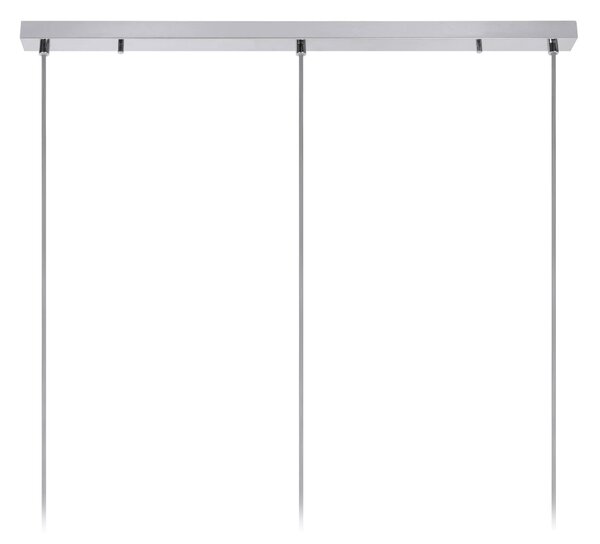 Lucide 70483/03/11 závesné stropné svietidlo Eryn 3x60W | E27 - chróm, sklo, stmievateľné
