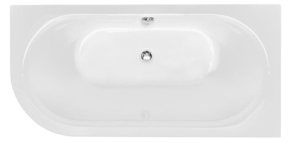 Besco Akrylátová voľne stojaca vaňa Avita A-Line BW CC/NP 150x75 (160x75, 170x75), napúšťanie cez prepad BESCO-Typ výpuste: McAlpine Click-Clack s napúšťaním cez prepad, chróm, BESCO-Rozmery: 150x75, BESCO-Orientácia: Pravá