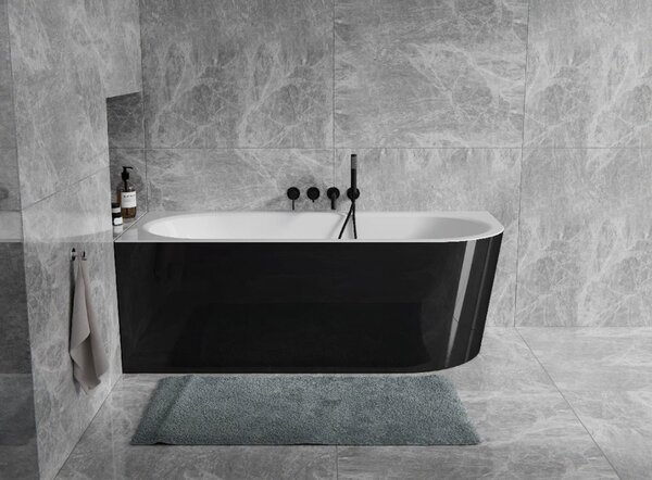 Besco Akrylátová voľne stojaca vaňa Avita A-Line BW CC/NP 150x75 (160x75, 170x75), napúšťanie cez prepad BESCO-Typ výpuste: McAlpine Click-Clack s napúšťaním cez prepad, chróm, BESCO-Rozmery: 150x75, BESCO-Orientácia: Pravá