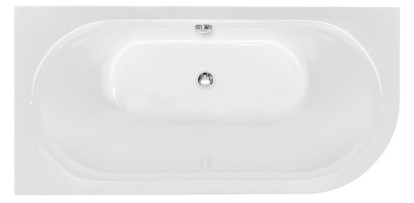 Besco Akrylátová voľne stojaca vaňa Avita A-Line BW CC/NP 150x75 (160x75, 170x75), napúšťanie cez prepad BESCO-Typ výpuste: McAlpine Click-Clack s napúšťaním cez prepad, chróm, BESCO-Rozmery: 150x75, BESCO-Orientácia: Pravá