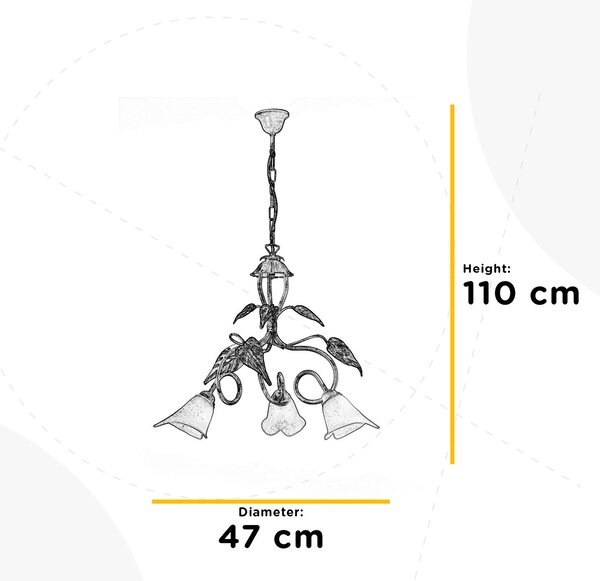 LUSTER, 40/40/110 cm - Online Only bytové doplnky, Online Only