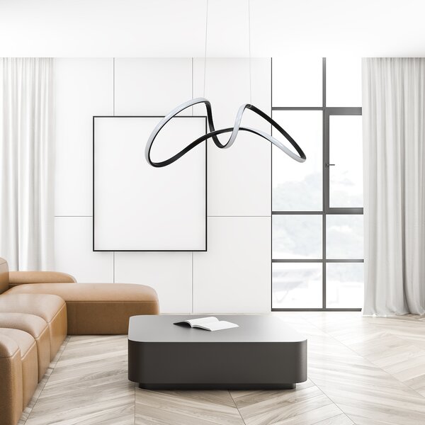 Závesné LED svietidlo Tesoro, 1x LED 48w, 4000k, b