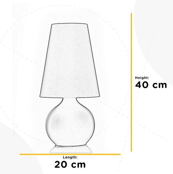 STOLNÁ LAMPA, E27, 20/40 cm - Online Only bytové doplnky, Online Only