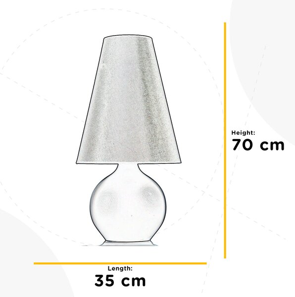 STOLNÁ LAMPA, E27, 35/70 cm - Online Only bytové doplnky, Online Only