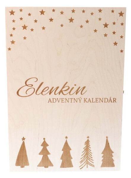 ČistéDrevo Adventný kalendár - krabička