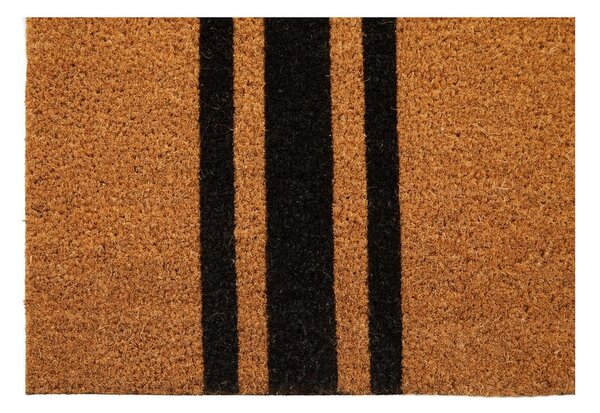 Rohožka z kokosového vlákna 55x125 cm Black Stripe – Premier Housewares