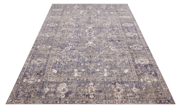 Hanse Home , Kusový koberec Cairo 105588 Port Said Cream Blue – na von aj na doma, 200x280, modrá, chodba / predsieň