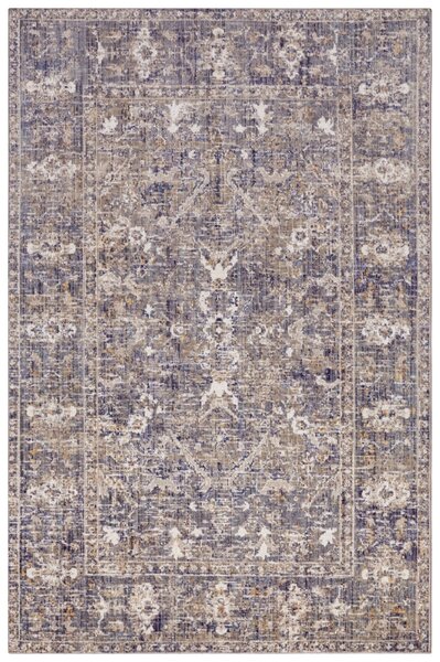 Hanse Home , Kusový koberec Cairo 105588 Port Said Cream Blue – na von aj na doma, 200x280, modrá, chodba / predsieň