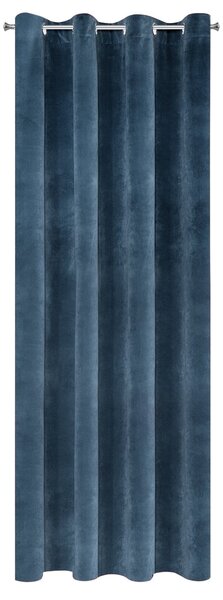 ZATEMŇOVACÍ ZÁVES NA KRÚŽKOCH RIA 140X250 CM NÁMORNÍCKA MODRÁ
