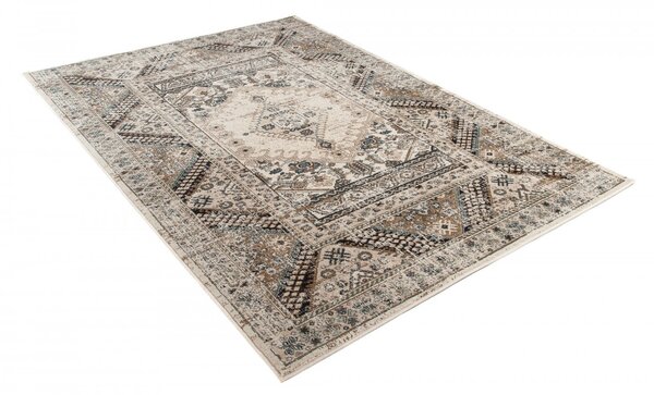 Biely obdĺžnikový koberec Dubai CHU – moderný dizajn pre domácnosť Rozmer: 60x100 cm